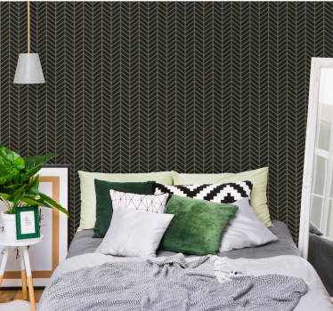 Modern pijlpatroon geometrisch behang - TenStickers