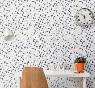 Mozaïek tessellatie geometrisch behang - TenStickers