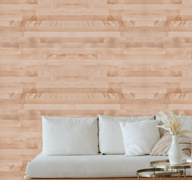 Natuurlijke korrelstructuur hout behang - TenStickers