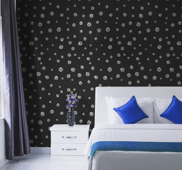 Polkadotsfeer stippen behang - TenStickers