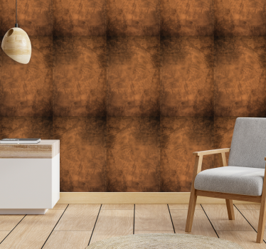 Rustiek bruin effect hout behang - TenStickers