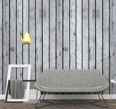 Rustieke planken hout behang - TenStickers