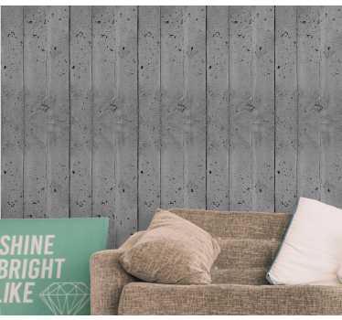 Rustieke planktextuur behang stenen - TenStickers