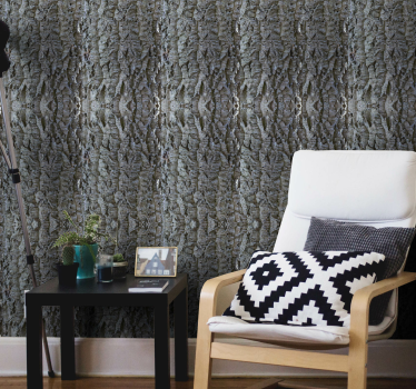 Schors textuur hout behang - TenStickers