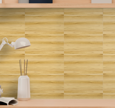 Strakke houtnerf hout behang - TenStickers