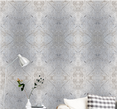 Symmetrische structuur behang print - TenStickers