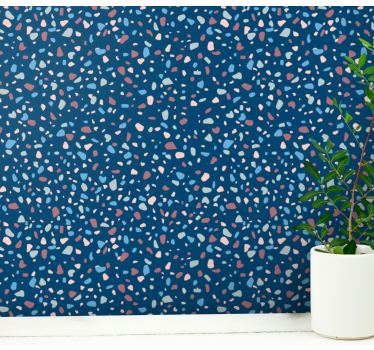 Terrazzo-textuur behang patronen - TenStickers
