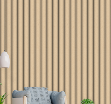 Verticale gestreepte textuur behang print - TenStickers