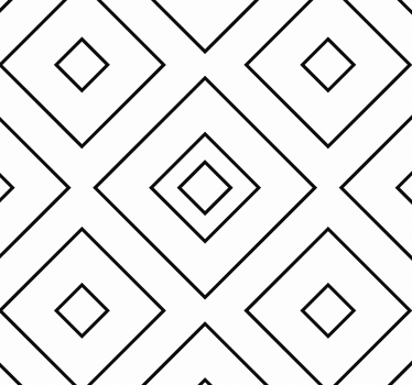 Vierkant behang Elegant ruitpatroon - TenStickers